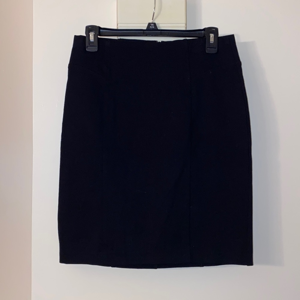 Black pencil skirt